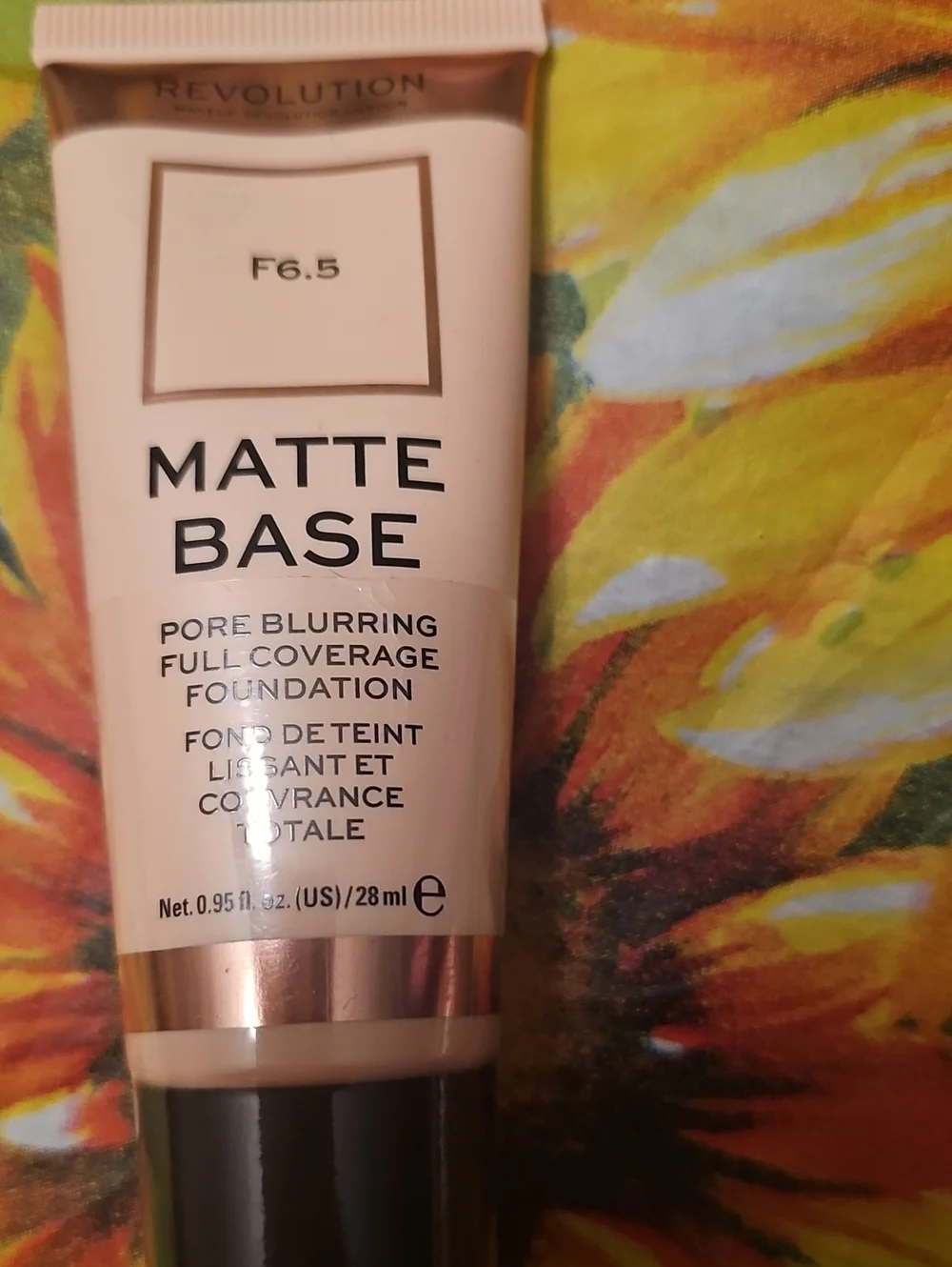 Revolution Matte Base Full Coverage Foundation - F6.5 (Beige)